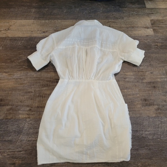 L'Academie Le Court Cotton Shirt Mini Dresss - Picture 9 of 11